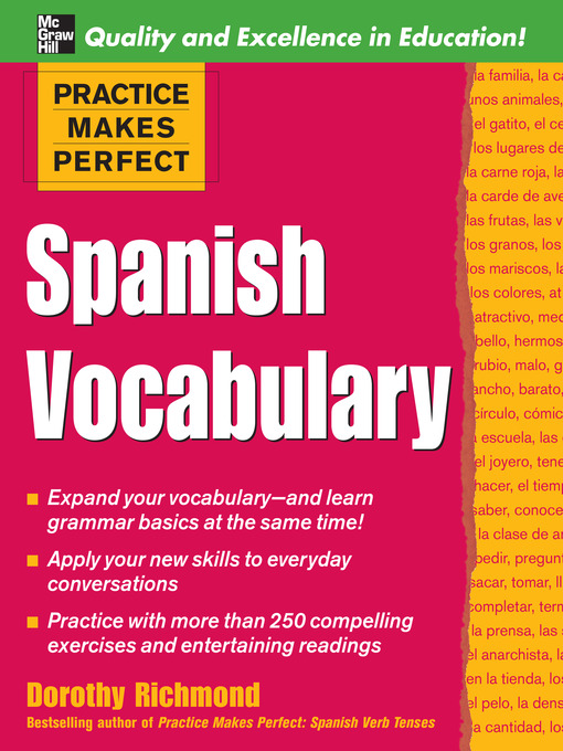 Title details for Spanish Vocabulary by Dorothy Richmond - Available